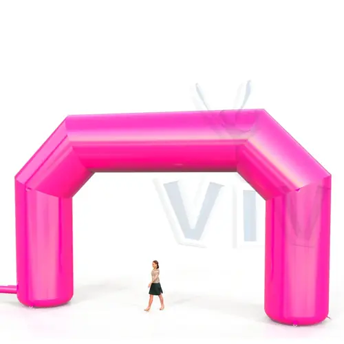 Diagonal gate 10 m commercial promotional inflatable gate