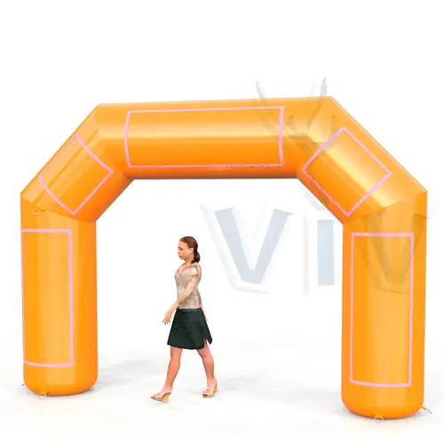 Diagonal gate 4 m commercial promotional inflatable gate