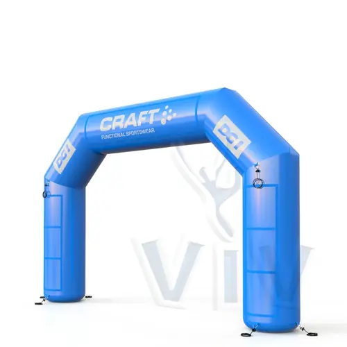 Diagonal Gate Blue commercial promotional inflatable gate