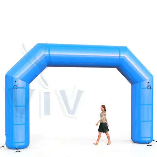 Diagonal Gate Blue commercial promotional inflatable gate