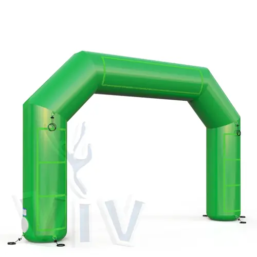 Diagonal Gate Green commercial promotional inflatable gate