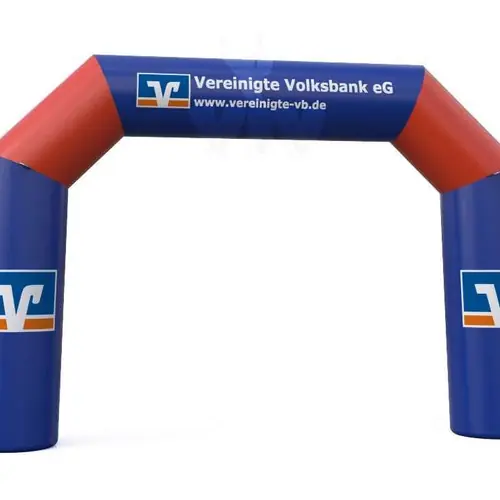Diagonal gate "Volksbank" - Collection Volksbank commercial promotional inflatable gate