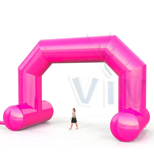 Diagonal self-standing gate 10 m commercial promotional inflatable gate
