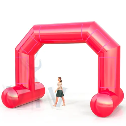 Diagonal self-standing gate 6 m commercial promotional inflatable gate