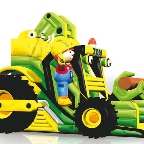 Digger - Collection Tom the Builder commercial inflatable slide