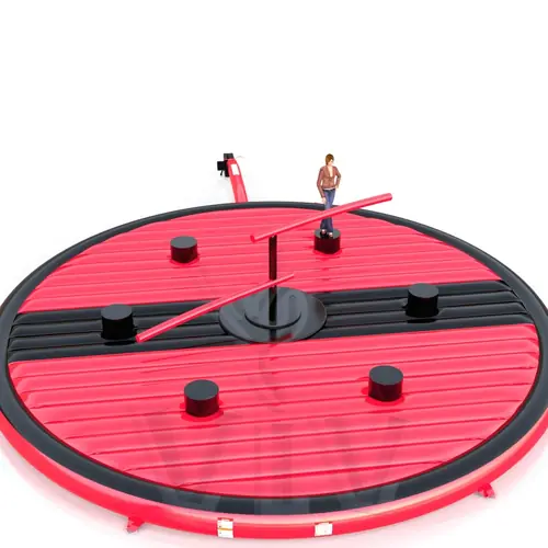 Double Broom commercial mechanical broom attraction