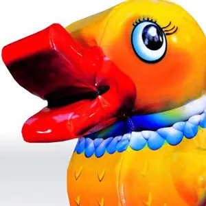 Duck 2 foam soft play character for dry indoor play areas