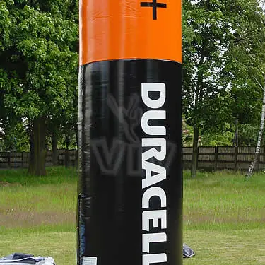 Duracell promotional inflatable product photo
