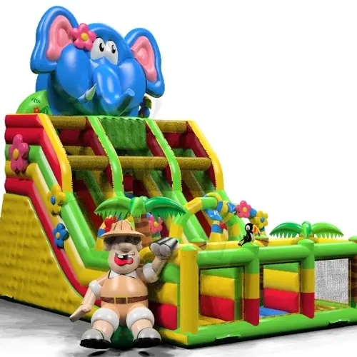 Elephant commercial inflatable slide