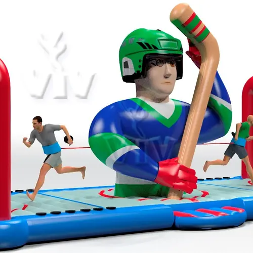 Equalizer Attack zone - Hockey Collection commercial inflatable action game