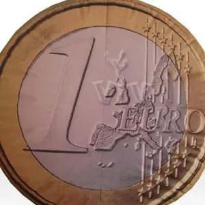 Euro Coin 2 m commercial custom inflatable