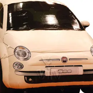 Fiat 500 commercial custom inflatable