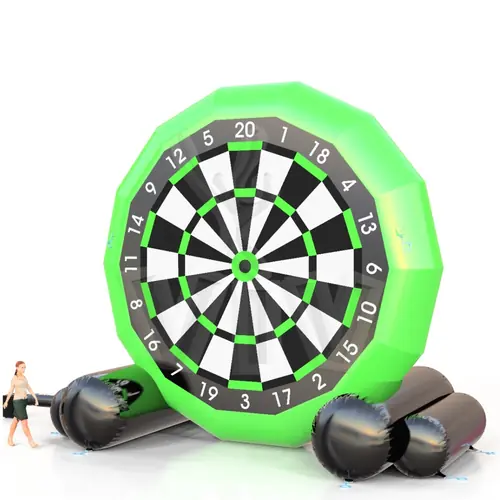Foot darts commercial inflatable action game