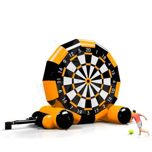 Foot darts Fun in Black commercial inflatable action game