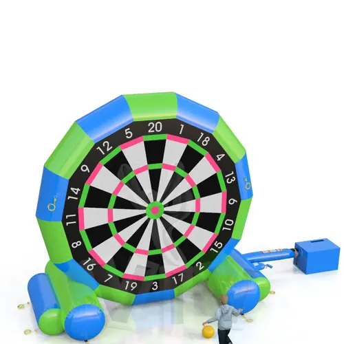 Foot darts with 2 balls commercial inflatable action game