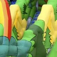 Forest STANDARD Professional without a climbing partition commercial inflatable slide