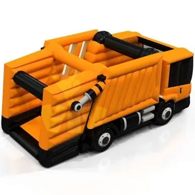 Garbage Truck roofed inflatable bounce
