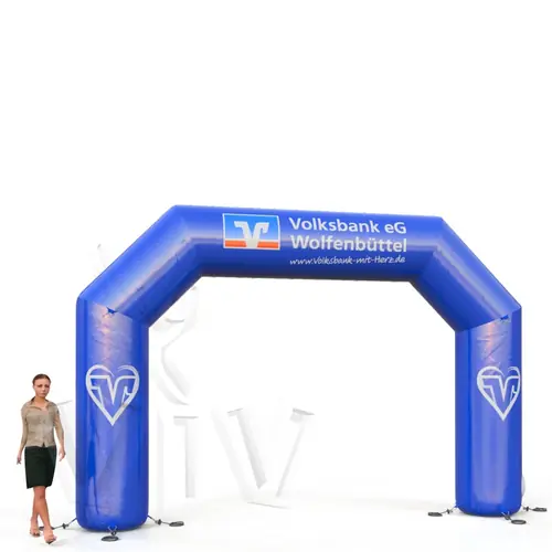 Gate Volksbank commercial promotional inflatable gate
