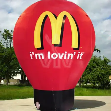Idea B promotional inflatable product photo