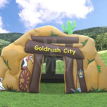 Goldrush city promotional inflatable product photo