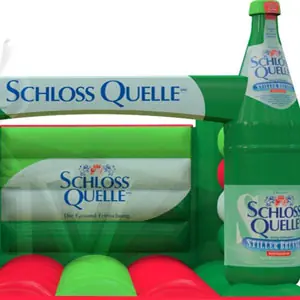 Green bounce 4.2 x 5.2 m commercial inflatable bounce