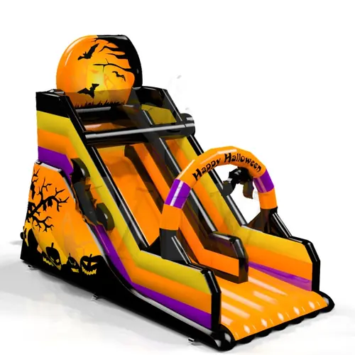 Happy Halloween commercial inflatable slide