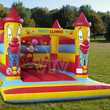 Happy Clown open-top inflatable bounce
