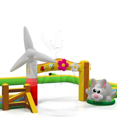 Inflatable barrier livestock commercial promotional inflatable gate