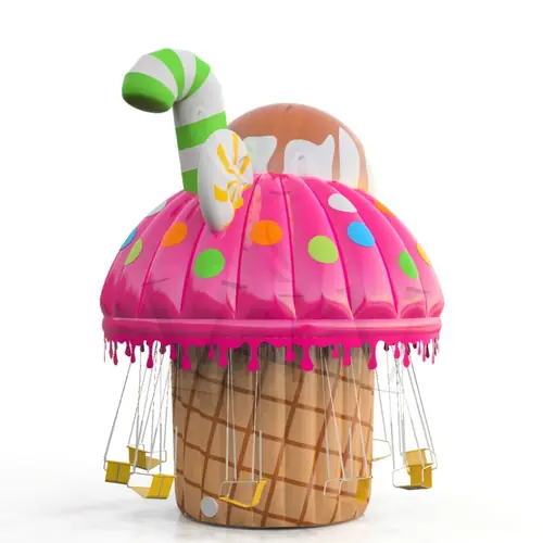 Inflatable roof for Carousel Confectionery commercial mechanical carousel attraction