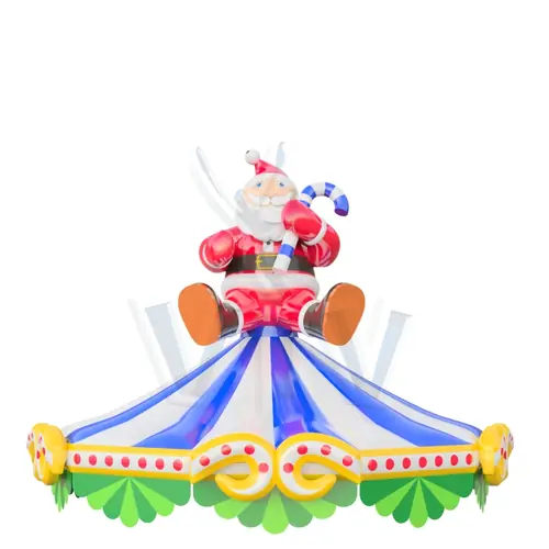 Inflatable roof for carousel Santa (with blower and accessories) commercial mechanical carousel attraction