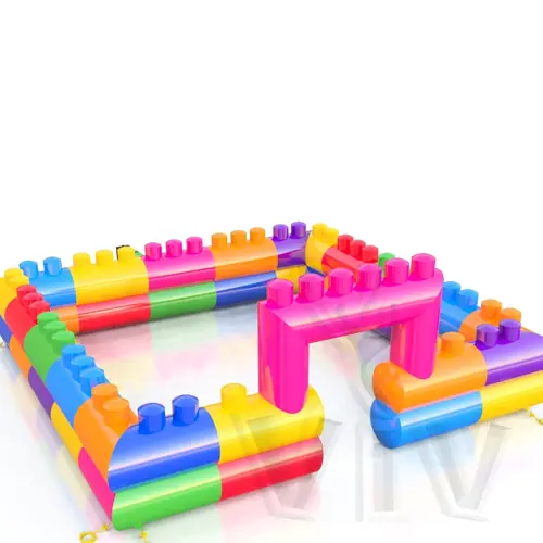 Inflatables Fence Blocks commercial inflatable action game