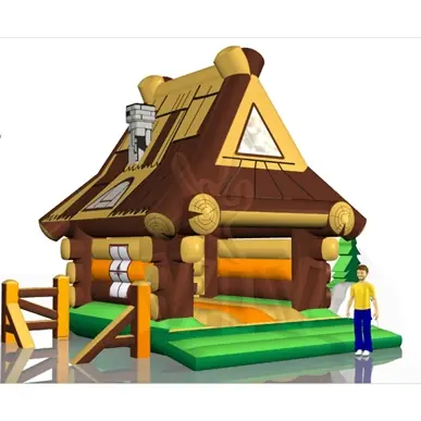 Janosik Hut open-top inflatable bounce