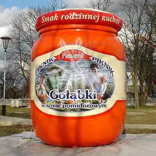 Jar promotional inflatable product photo