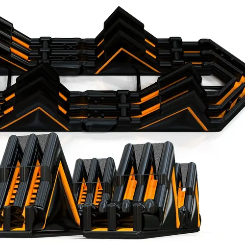 Jet Stream Black and Orange commercial inflatable action game