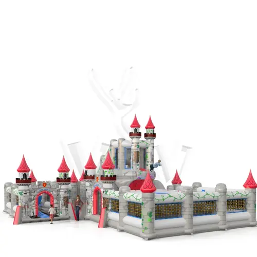 Jumping Tower Knights commercial inflatable action game