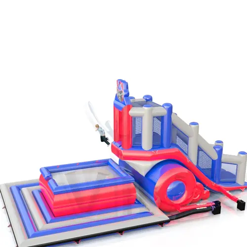 Jumping tower L Robot commercial inflatable action game
