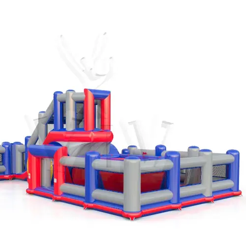 Jumping Tower L with fence commercial inflatable action game