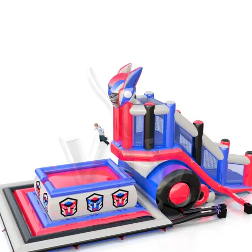 Jumping Tower L with Robot head commercial inflatable action game