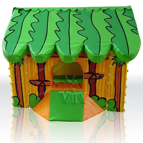 Jungle Hut foam soft play hut for dry indoor play areas