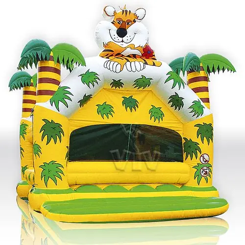 Jungle pool - with roof & palms & figure 10 x 7 (balls sold separately) commercial inflatable dry pool