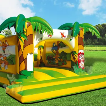 Jungle open-top inflatable bounce