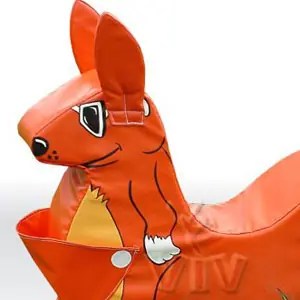 Kangaroo foam soft play character for dry indoor play areas