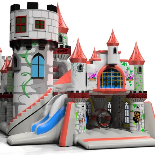 Knight's Castle with Active Center - Knights Collection commercial inflatable slide