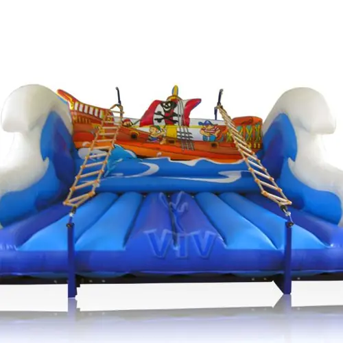 Ladders Pirate`s ship 6.3 x 6.0 x 3.1 m commercial inflatable action game