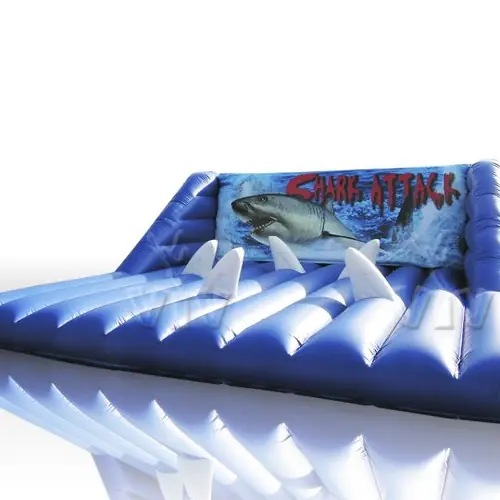 Ladders Shark 6.3 x 6.0 x 3.1 m (without construction) commercial inflatable action game