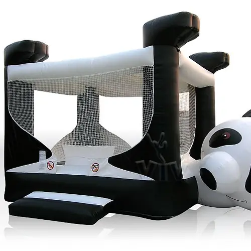 Laying Panda (balls sold separately) commercial inflatable dry pool