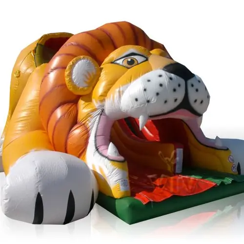 Lion commercial inflatable slide