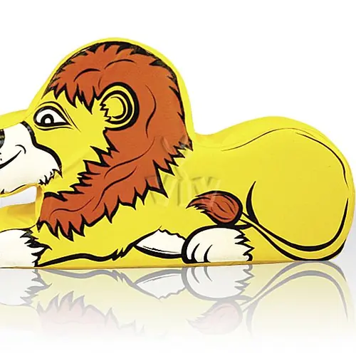 Lion foam soft play character for dry indoor play areas