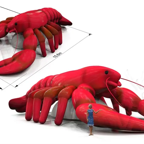 Lobster 15.6 x 9.2 x 4.2 m commercial custom inflatable