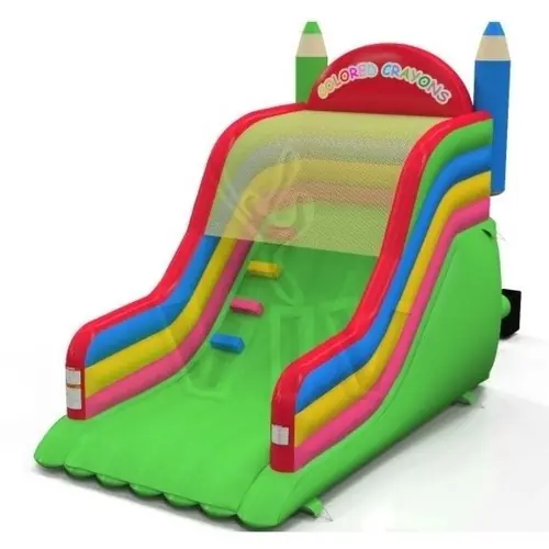 Micro Crayons commercial inflatable slide